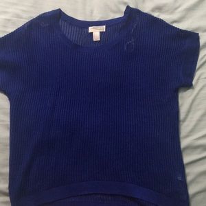 Blue Forever 21 knit top